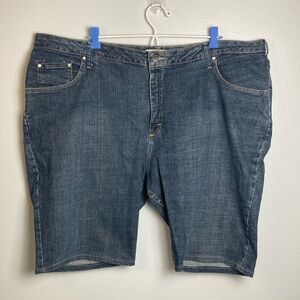 Riders by Lee Women's Stretch Blue Jean Shorts Sz 24W